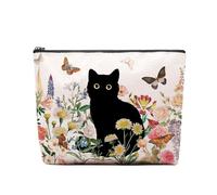 CEASQVAA Regali per le donne Borsa per il trucco dei cavalli Amante dei cavalli Cowgirl Borsa da viaggio equestre Sacchetto cosmetico Cavalli Borsa cosmetica Ferro di cavallo Roba di cavallo, Cat3