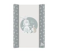 Ceba Baby® Fasciatoio da Tavolo rigido 70x50 cm - 2 Cunei Fasciatoio da Lettino Lavabile Fasciatoio da Culla per Bambine e Bambini - Amici