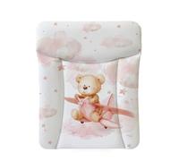 Ceba Baby® Fasciatoio Materassino - Fasciatoio neonato morbido - Cuscino Fasciatoio Lavabile per bambine e bambini - certificato Öko-Tex - impermeabile - 70x50 cm Il volo da sogno di Teddy