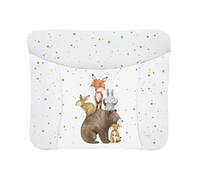 Ceba Baby® Fasciatoio Materassino - Fasciatoio neonato morbido - Cuscino Fasciatoio Lavabile per bambine e bambini - certificato Öko-Tex - impermeabile - 75x72 cm Amici della foresta