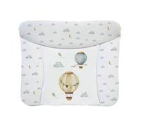 Ceba Baby® Fasciatoio Materassino - Fasciatoio neonato morbido - Cuscino Fasciatoio Lavabile per bambine e bambini - certificato Öko-Tex - impermeabile - 75x72 cm Palloncini