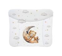 Ceba Baby® Fasciatoio Materassino - Fasciatoio neonato morbido - Cuscino Fasciatoio Lavabile per bambine e bambini - certificato Öko-Tex - impermeabile - 75x72 cm Orso sulla luna