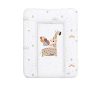 Ceba Baby® Fasciatoio Materassino - Fasciatoio neonato morbido - Cuscino Fasciatoio Lavabile per bambine e bambini - certificato Öko-Tex - impermeabile - 70x50 cm - giraffa