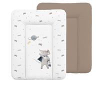 CEBA BABY Materassino avvolgente morbido 50 x 70 cm - Tappetino fasciatoio per documenti solidi Basic, Oeko-Tex Standard 100 - Cosmic Mouse