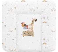 Ceba Baby® Fasciatoio Materassino - Fasciatoio neonato morbido - Cuscino Fasciatoio Lavabile per bambine e bambini - certificato Öko-Tex - impermeabile - 75x70 cm - giraffa