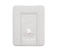CEBA BABY Morbido materassino per fasciatoio, 50 x 70 cm, per fasciatoio per base rigida, Basic, Oeko-Tex® Standard 100 (orsi polari)