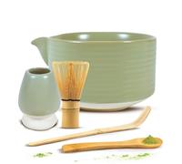 Cebador Set di Accessori per Matcha - Matchawan, Kusenaoshi, Chasen, Chashaku