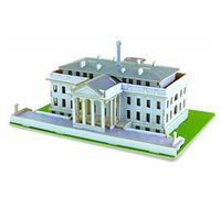 CEBEKIT - Puzzle 3D della casa Bianca, Colore: Bianco c-9721