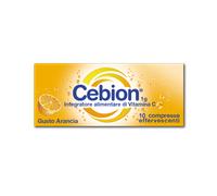 Cebion Effervescente Arancia - Integratore di Vitamina C - 10 Compresse