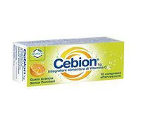 Cebion Effervescente Vit C Senza Zucchero 10 Compresse - 40 Gr