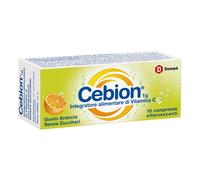 Cebion Integratore Vitamina C 1000mg Compresse Effervescenti Arancia 10 Pezzi