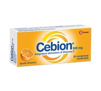 Cebion - Integratore Vitamina C Gusto Arancia, 20 compresse masticabili