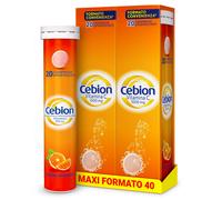 Cebion Vitamina C 1000 mg Effervescente Arancia Supporta il Sistema Immunitario1