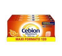 Cebion Vitamina C 500 mg Masticabile Arancia, Supporta il Sistema Immunitario e