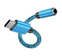 CebKit Adattatore per cuffie USB C a jack da 3,5 mm, tipo C a cuffie, adattatore per cuffie Aux a USB C per Samsung Galaxy S25 Ultra S24+ S23 S22 A35 A36 A16 A56, iPhone 16 15 Pro MAX
