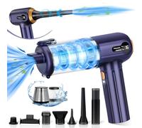 Ceboic Aspirabriciole Senza Fili, 16000PA Aspirapolvere Auto Potente, Mini Aspiratore Ricaricabile USB con Filtri HEPA, Aspirapolvere Portatile 4 In 1 per Auto Casa Ufficio Peli di Animali Domestici