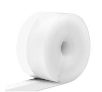 Ceboic Strisce di Guarnizione Autoadesive Trasparente, 10m x 45mm Guarnizione Inferiore Porta Finestra, Nastro Sigillante in Silicone, Paraspifferi Sottoporta Antipolvere Insonorizzante