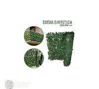 Cecaro Group Siepe Sintetica 1x3 mt Artificiale Foglie Edera con Supporto Recinz