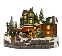 cecaro group - Villaggio Carillon di Natale con Luci, Musica e Movimento - Locomotiva