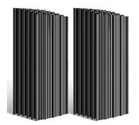 Cecaylie Set di 24 piastre in lamiera trapezoidale zincata - Piastre in metallo antiruggine in antracite, per strutture di tetti e tetti robusti, superficie totale 14 m²