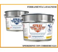 Cecchi Steel Blue Resina epossidica per colata bicomponente 9 kg