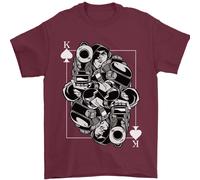 Cecchino Carte da Gioco Militare Elite Uomo T-Shirt 100% Cotone