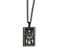 CECE&COLE Collane Personalizzate Con Carte Dei Tarocchi, Collana Con Medaglione Del Diavolo E Il Mantarot Impiccato, Per Donne E Uomini, Regalo Di Gioielli Vintage, Il Diavolo, 60 Cm