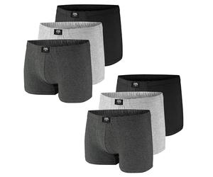 Ceceba - Boxer - Tinta unita - Uomo Grau (Grey Dark Melange 0831) M (Taglia produttore: 5)
