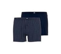 Ceceba Shorts 2er Pack Boxer, Blau (Navy-Red 2550), XXXX-Large (Pacco da 2) Uomo
