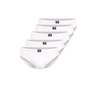 Ceceba Sport Slip 5er Pack Mutande da Uomo, Bianco (Bianco 1000), L (Pacco da 5)