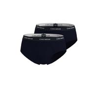 Ceceba Slip da uomo, blu, confezione da 2 pezzi, blu scuro/tinta unita, 5