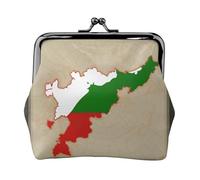 Cecenia map03 borsa per il trucco piccola bandiera borsa borsa porta carte bancarie retrò compatta multifunzionale nero -Taglia unica Art, Nero, Taglia unica, Art Deco