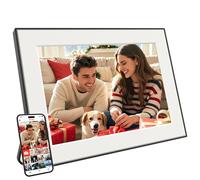 CECGAN Cornice per foto da 10,1 pollici, cornice digitale WiFi, touch screen HD IPS 1280 x 800, rotazione automatica, condividi foto e video istantaneamente tramite l'app Frameo da qualsiasi luogo,
