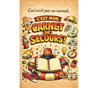 Ceci n’est pas un carnet. C’est mon cerveau de secours !: Carnet de notes humoristique ligné pour organiser, écrire, ... Bloc-notes rigolo et ... idées, listes, to do list, journal ou travail