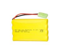 Cecicebb 9.6V 800mAH Ni-Cd AA Batteria Ricaricabile con Mini Tamiya Connettore Spina per Telecomando Elettrico Auto Giocattoli