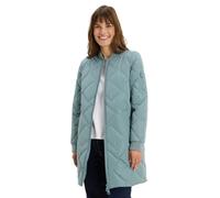 Cecil 1005376 Giubbotto Lungo Trapuntato, Verde Ghiaccio Hill, XL Donna