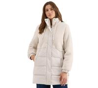 Cecil 1005477 Cappotto Teddy con Struttura Mista, Orsacchiotto Vaniglia Bianco, L Donna