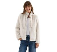 Cecil 2005518 Giacca Corta in Pelliccia Sintetica, Bianco Vaniglia, L Donna