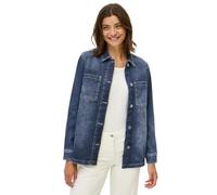 Cecil 2115465 Denim Overshirt, Mid Blue Wash, L Donna