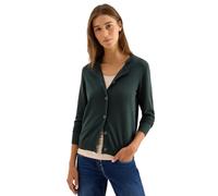 Cecil 2515342 Cardigan con Boutonniere, Inchiostro Verde, L Donna