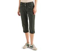 Cecil 3/4 Slim Leg Turn-Up Pantaloni Clear Kaki 36