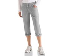 Cecil 3/4 Slim Leg Turn-Up Pantaloni Obelisk Grey 36