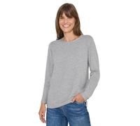 Cecil 3015484 Maglione a Girocollo, Chalk Argento Melange, L Donna