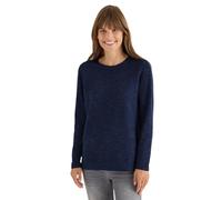 Cecil 3015484 Maglione a Girocollo, Deep Blue Heather Melange, L Donna