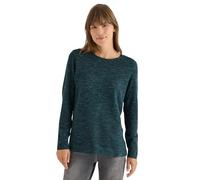 Cecil 3015484 Maglione a Girocollo, Pino Verde Melange, L Donna