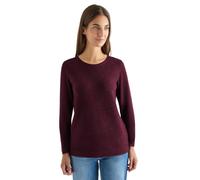 Cecil 3015484 Maglione Strutturato, Eggplant Red Heather Melange, XS Donna