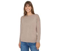 Cecil 3015530 Maglione con Dettagli strutturati, Toffee Cream Melange, S Donna