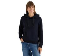 Cecil 3017178 Felpa con Cappuccio e Ricamo, Urban Dark Blue, XL Donna