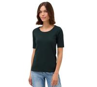 Cecil 3116304 T Shirt Tinta Unita, Ink Green, XXL Donna