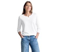 Cecil 313172 Fenja T-Shirt, Bianco (White 10000), Large Donna